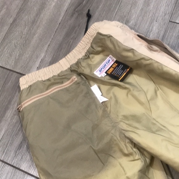 Sportif Vintage Gore-Tex Khaki Pull-On Drawstring Pants size S - Picture 7 of 10